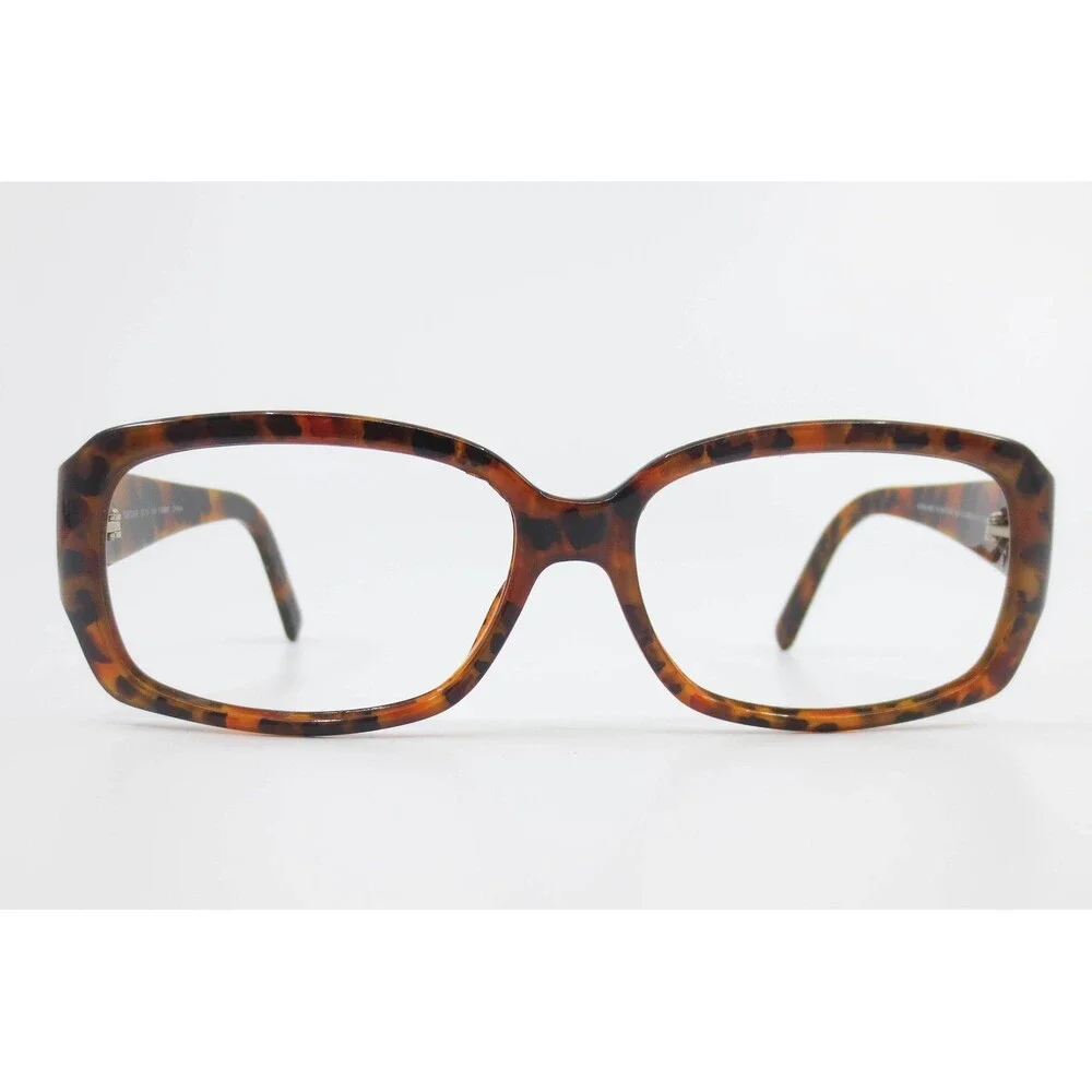 Kirkland Signature KS Calabria Tortoise Rectangular Eyeglass Frames 57/15 130